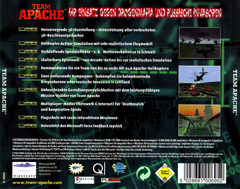 Team Apache - zadn CD obal 2