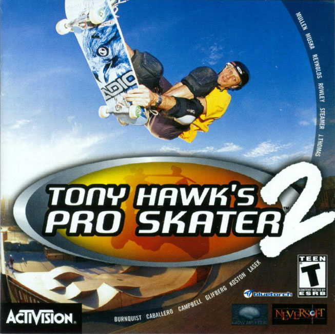 Tony Hawk's Pro Skater 2 - predn CD obal