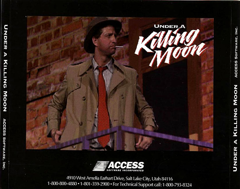 Under a Killing Moon - zadn CD obal