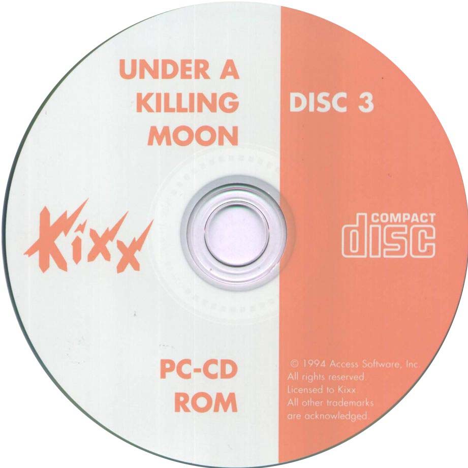 Under a Killing Moon - CD obal 3