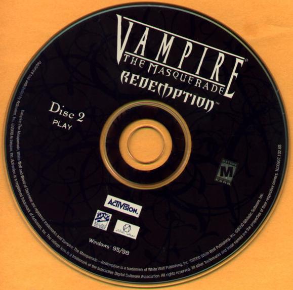 Vampire: The Masquerade - Redemption - CD obal 2
