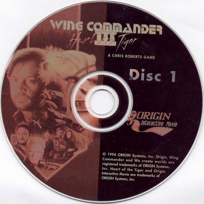 Wing Commander 3: The Heart of Tiger - CD obal