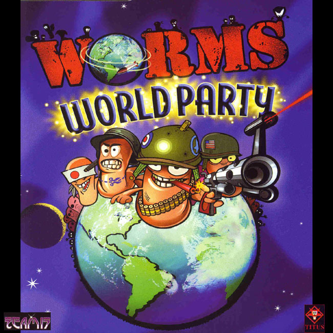 Worms: World Party - predn CD obal