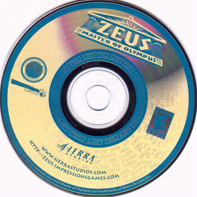 Zeus: Master of Olympus - CD obal