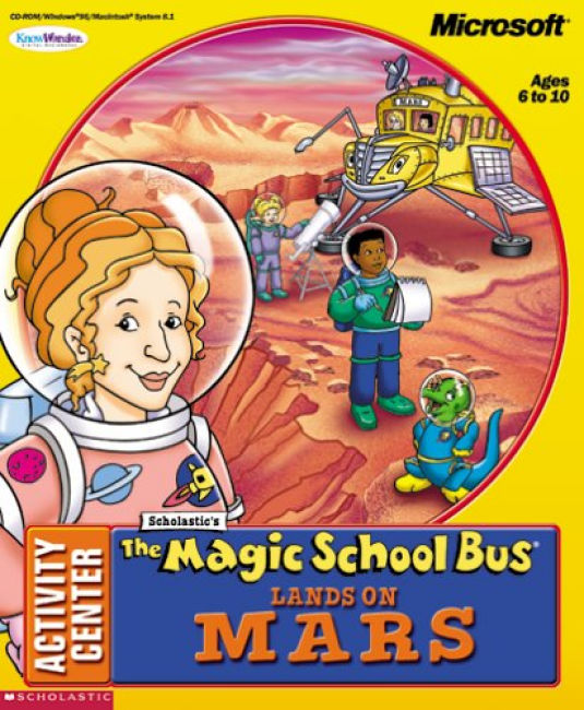 Magic School Bus: Mars - predn CD obal