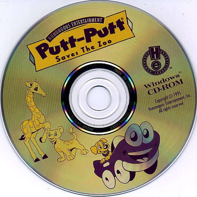 Putt-Putt Saves The Zoo - CD obal