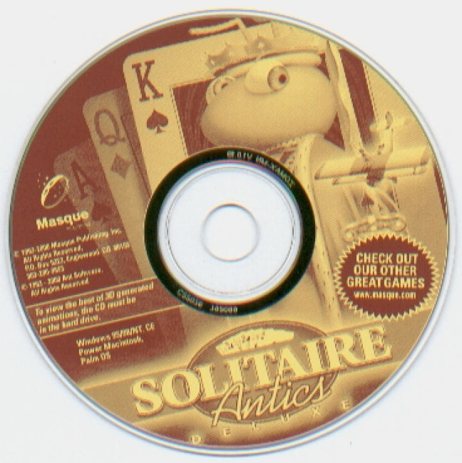 Solitaire Antics Deluxe - CD obal