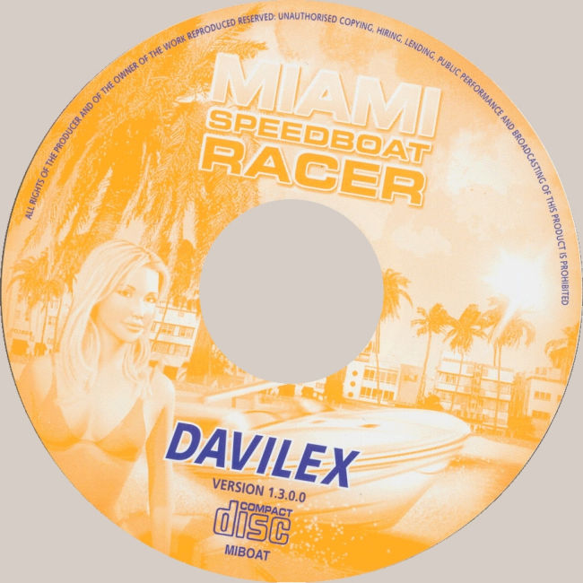 Miami Speedboat Racer - CD obal