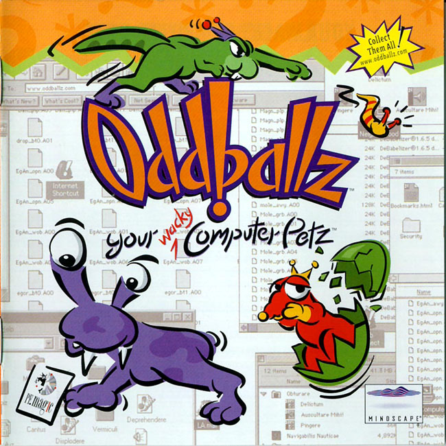 Oddballz: Your Wacky Computer Petz - predn CD obal