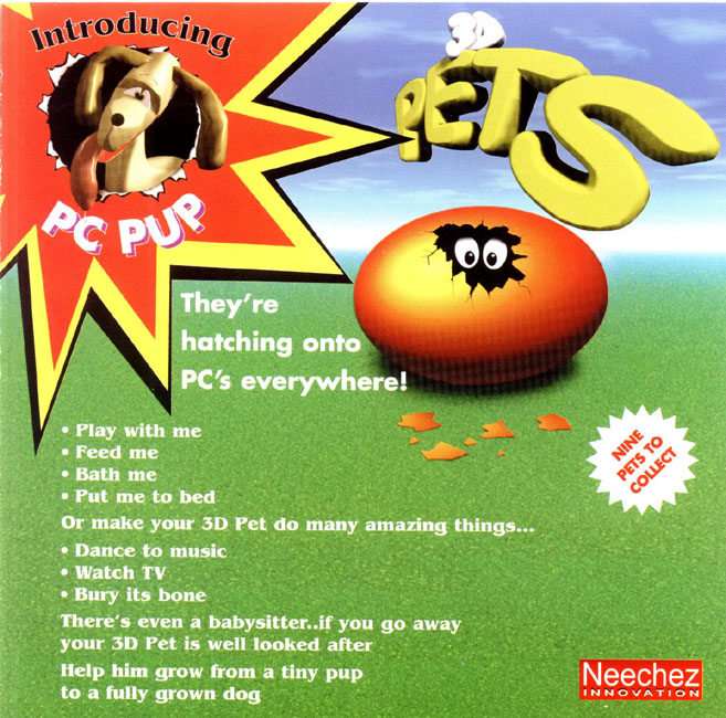 3D Pets: PC Pup - predn CD obal