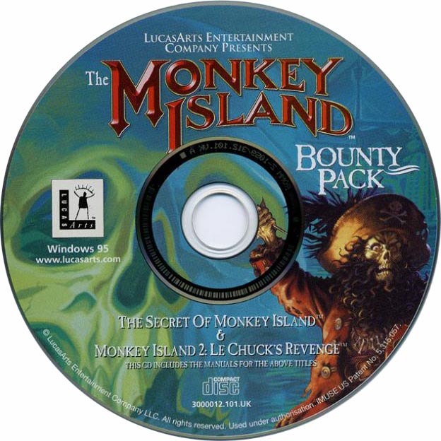 Monkey Island: Bounty Pack - CD obal 3
