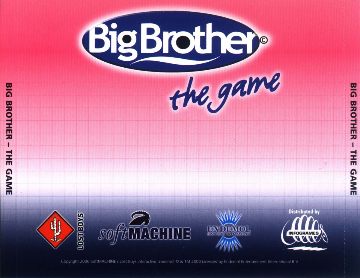 Big Brother: The Game - zadn CD obal