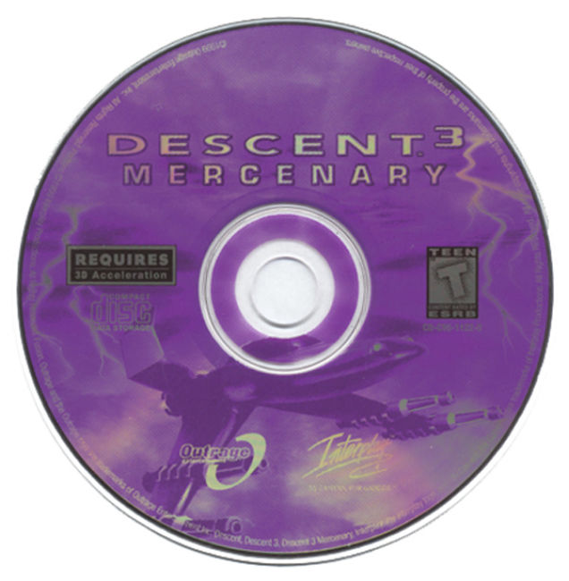Descent 3: Mercenary - CD obal