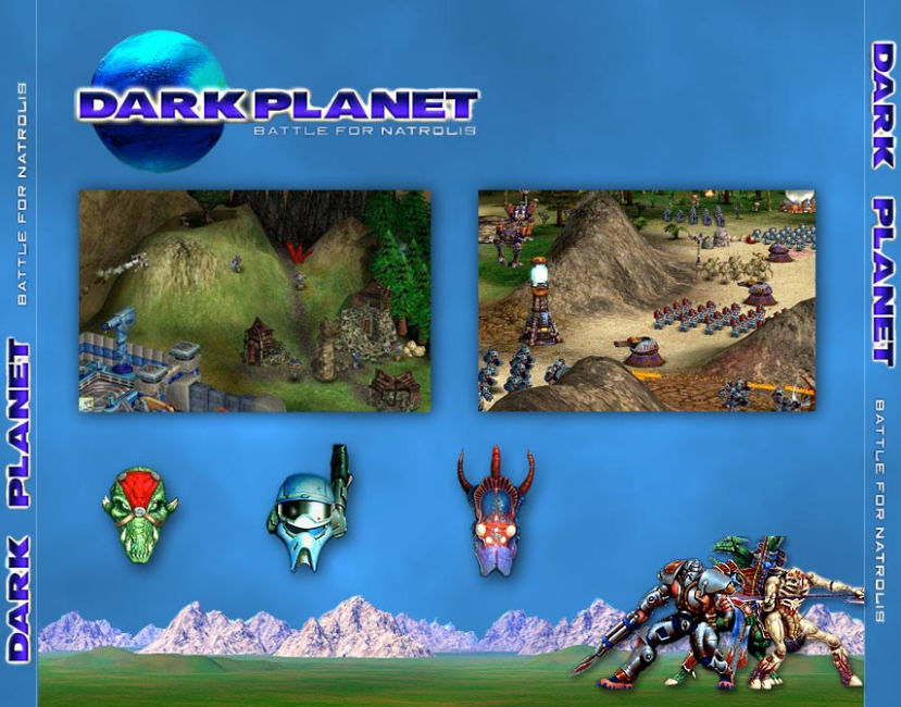Dark Planet: Battle for Natrolis - zadn CD obal