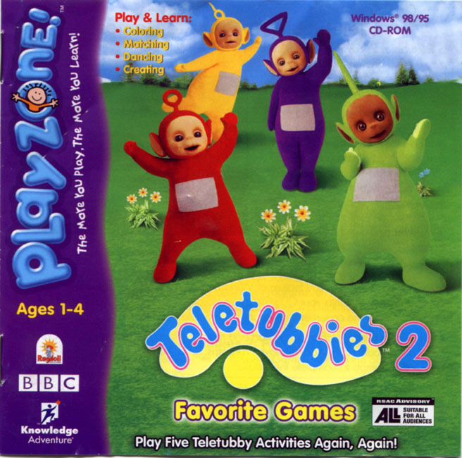 Teletubbies 2: Favorite Games - predn CD obal