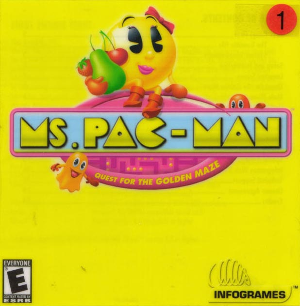 Ms. Pac-Man - predn CD obal