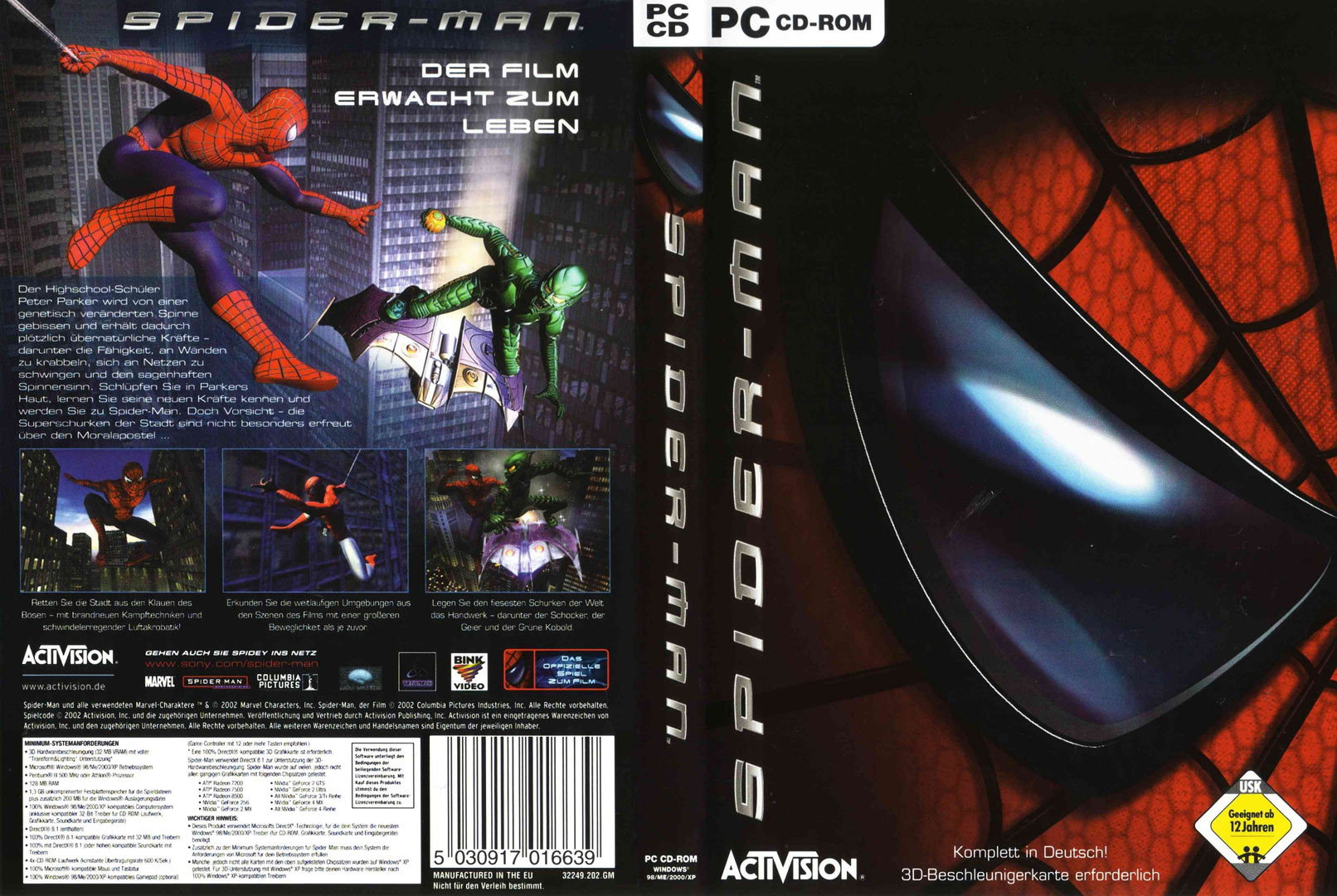 Spider-Man: The Movie - DVD obal