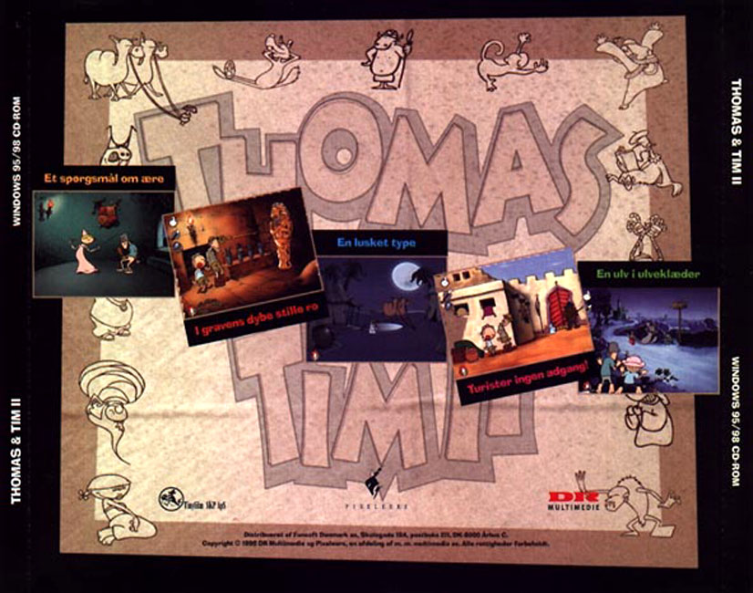 Thomas and Tim 2 - zadn CD obal