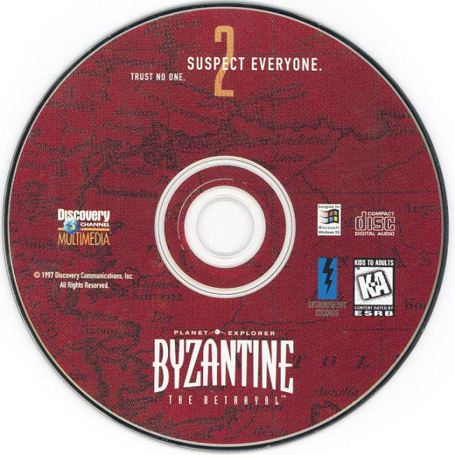 Byzantine: The Betrayal - CD obal 2