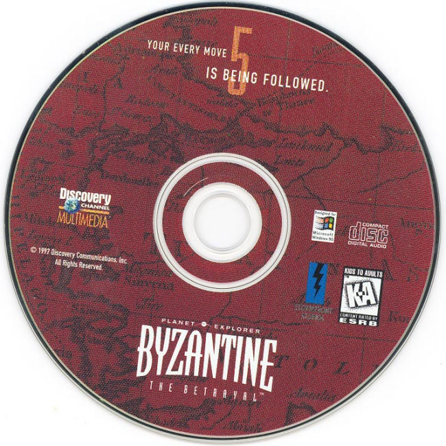 Byzantine: The Betrayal - CD obal 5