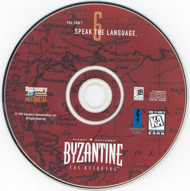 Byzantine: The Betrayal - CD obal 6