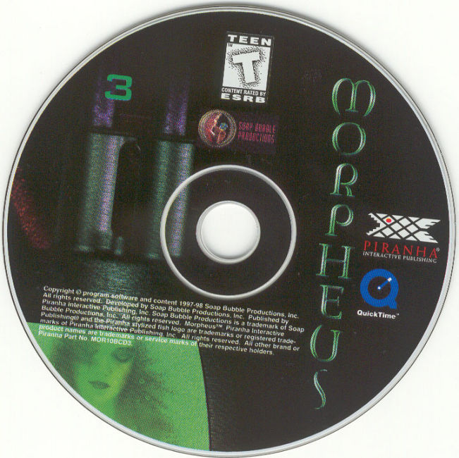 Morpheus - CD obal 3