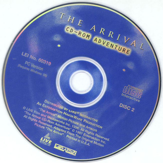 The Arrival - CD obal 2