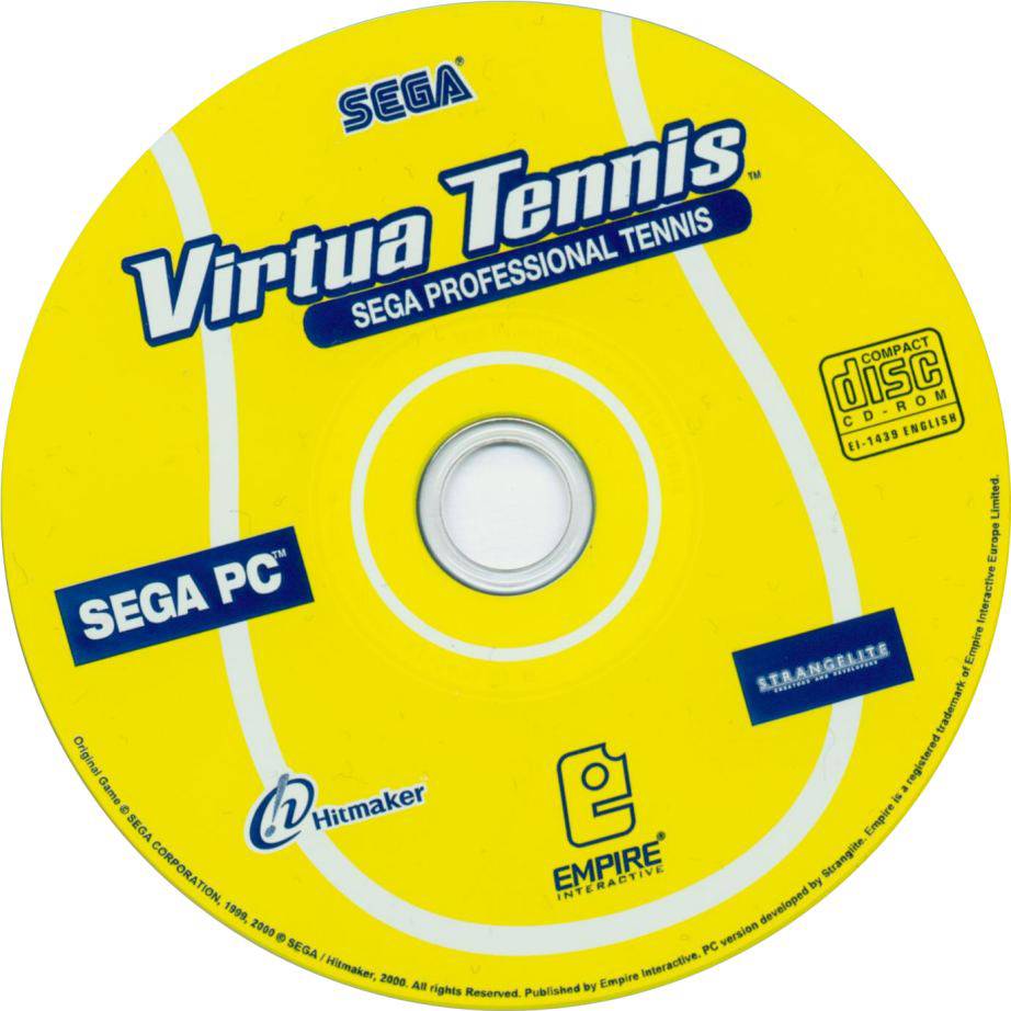 Virtua Tennis: Sega Professional Tennis - CD obal