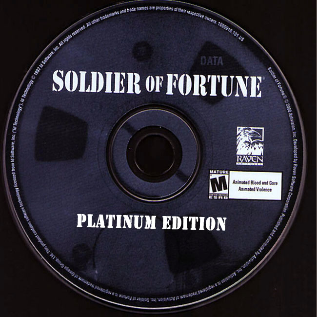 Soldier of Fortune: Platinum Edition - CD obal
