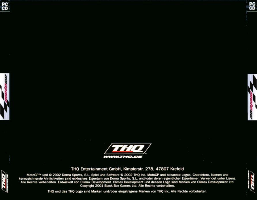 Moto GP - Ultimate Racing Technology - zadn CD obal
