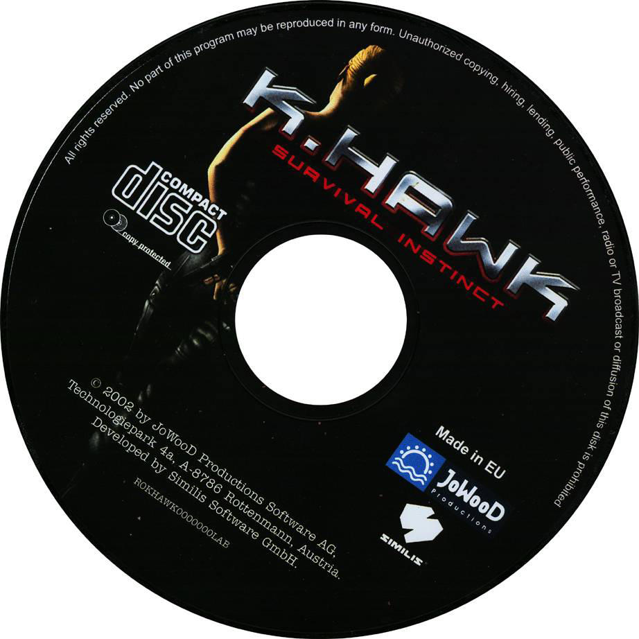 K. Hawk: Survival Instinct - CD obal