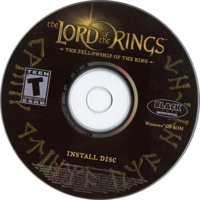 Lord of the Rings: The Fellowship of the Ring - CD obal 2