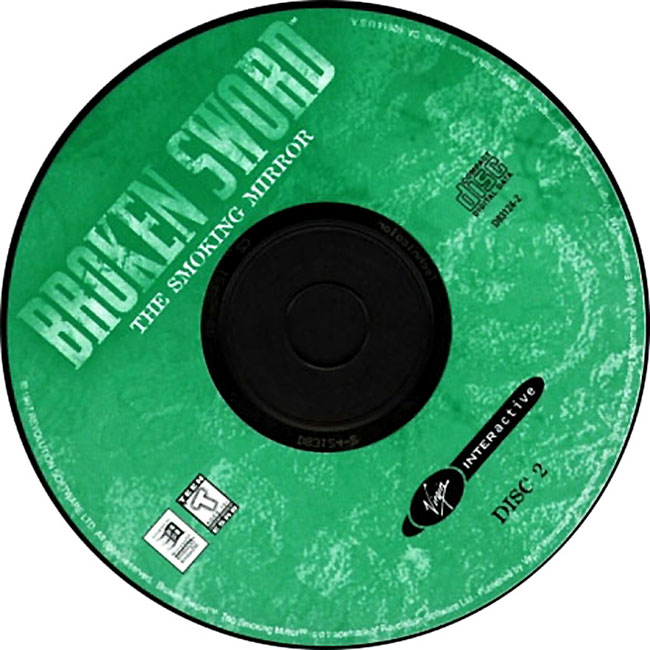 Broken Sword 2: The Smoking Mirror - CD obal 2
