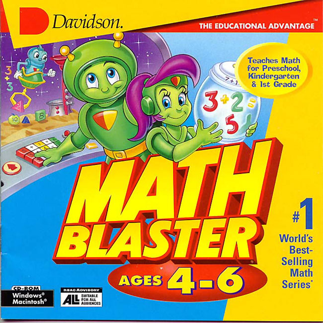 Math Blaster: Ages 4-6 - predn CD obal