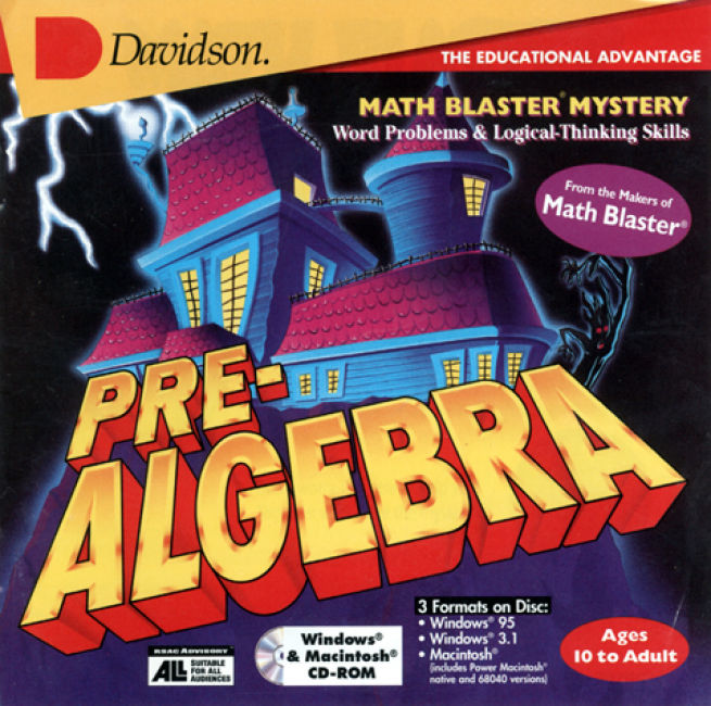 Math Blaster Mystery: Pre-Algebra  - predn CD obal