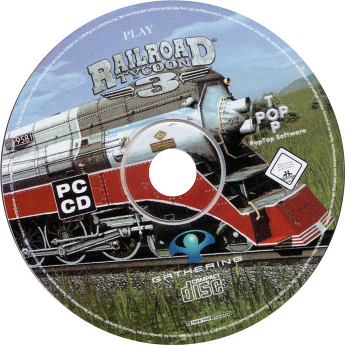 Railroad Tycoon 3 - CD obal 2