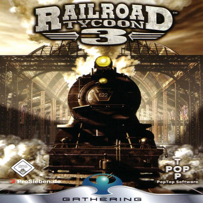 Railroad Tycoon 3 - predn CD obal