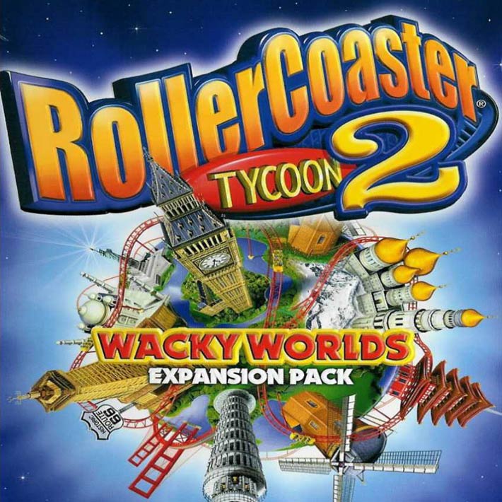 RollerCoaster Tycoon 2: Wacky Worlds - predn CD obal