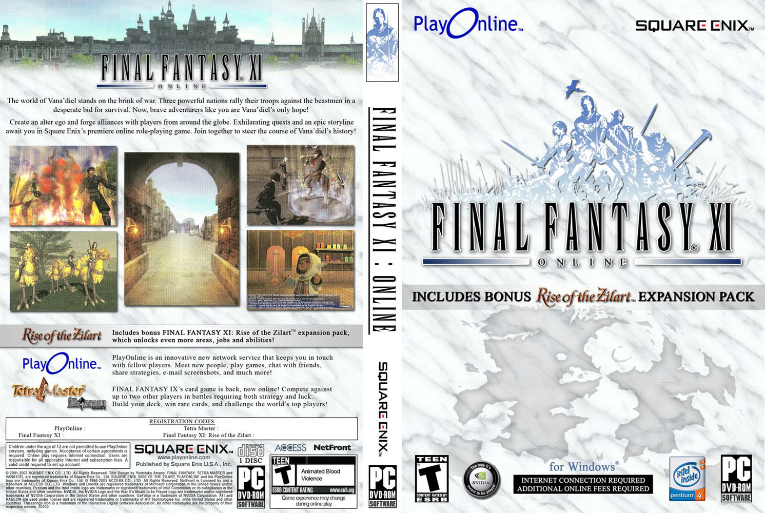 Final Fantasy XI: Online - DVD obal