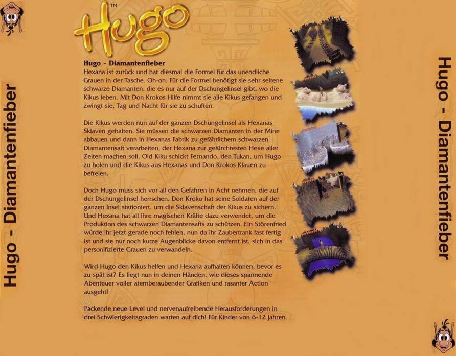 Hugo: Diamantenfieber - zadn CD obal