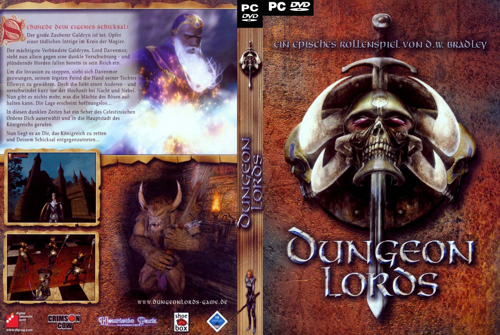 Dungeon Lords - DVD obal
