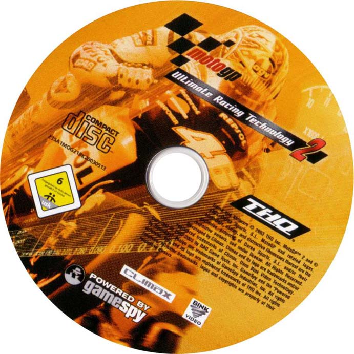 Moto GP - Ultimate Racing Technology 2 - CD obal