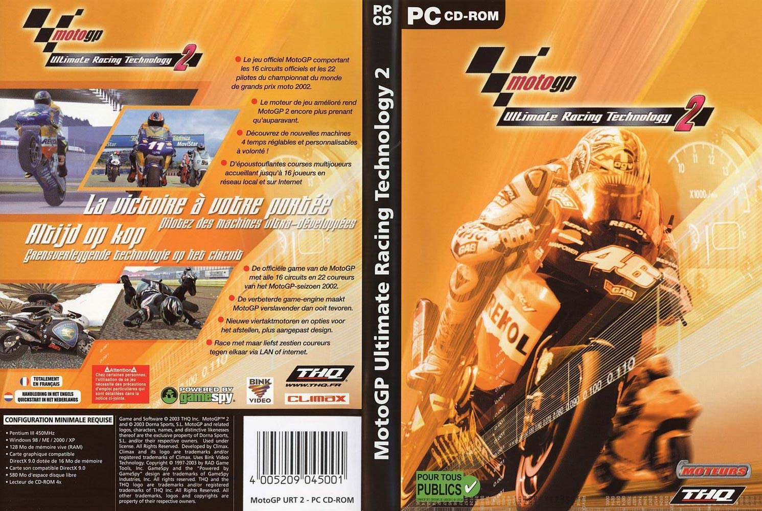 Moto GP - Ultimate Racing Technology 2 - DVD obal