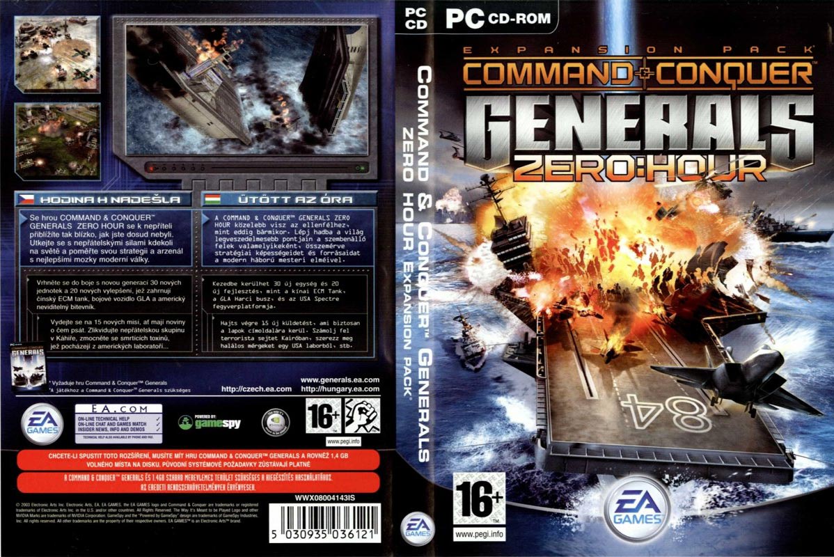 Command & Conquer: Generals: Zero Hour - DVD obal