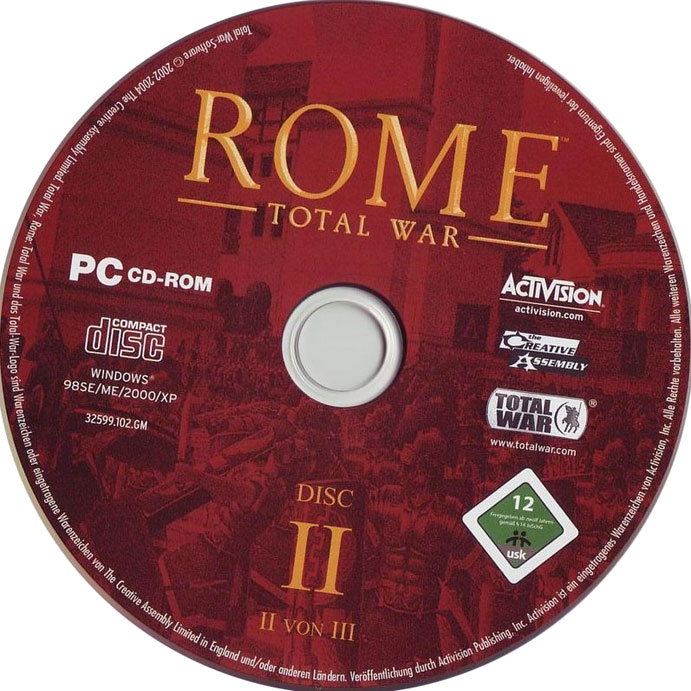Rome: Total War - CD obal 2