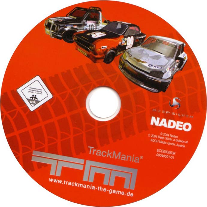 TrackMania - CD obal