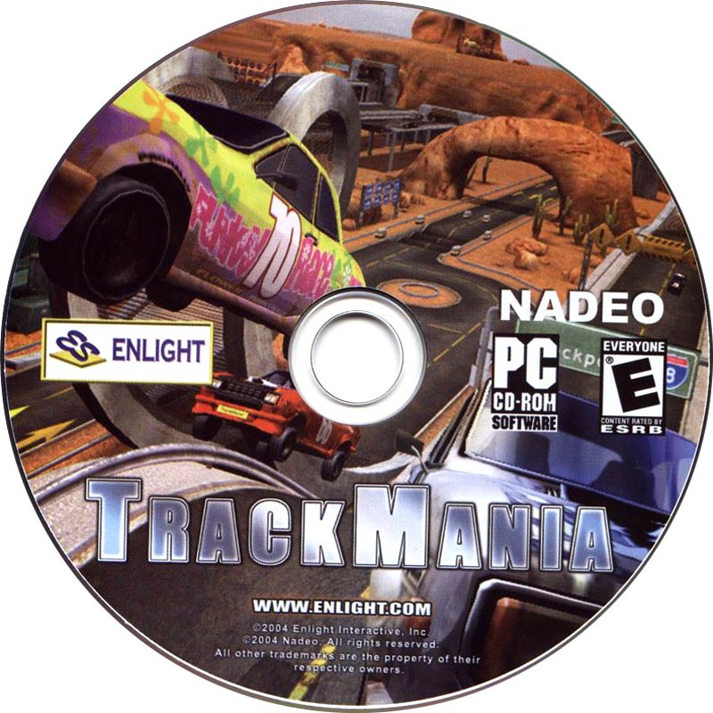TrackMania - CD obal 2