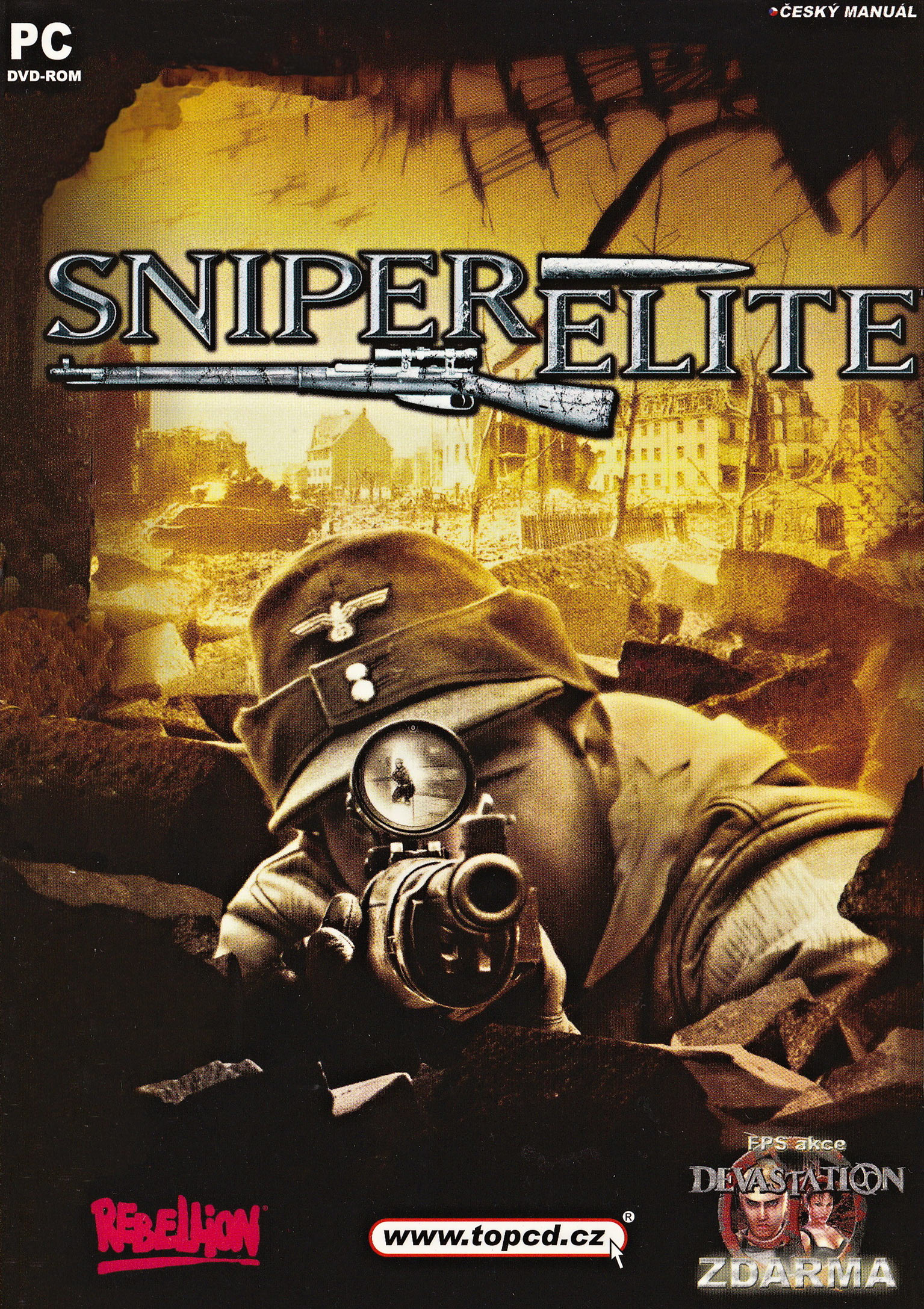 Sniper Elite - predn DVD obal 2