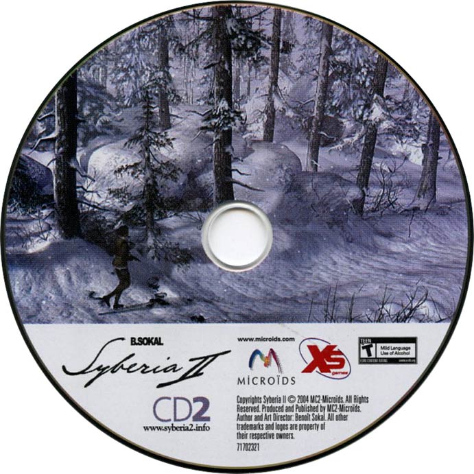 Syberia 2 - CD obal 2