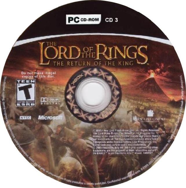 Lord of the Rings: The Return of the King - CD obal 3